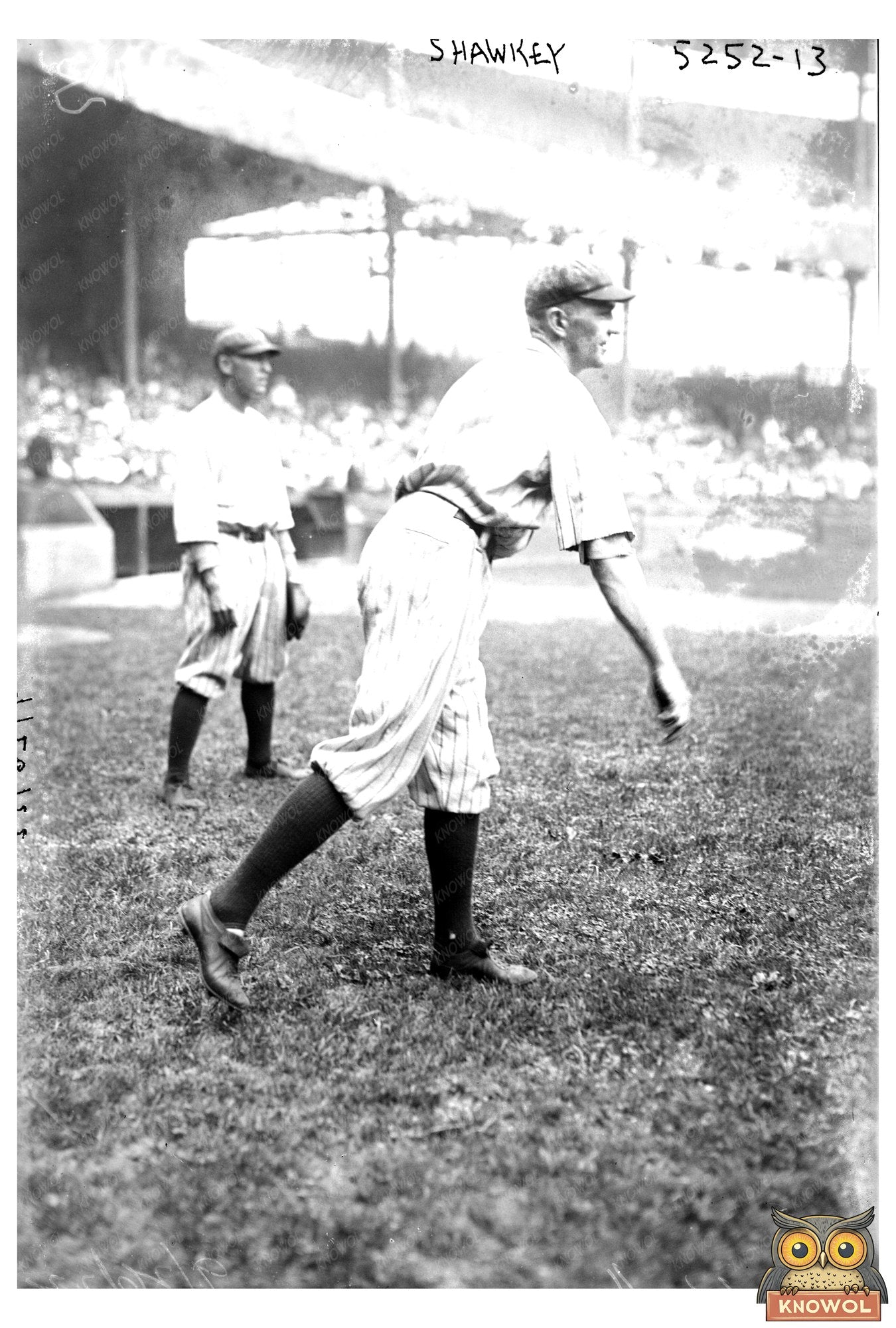 1922 New York Yankees Pitcher in Action