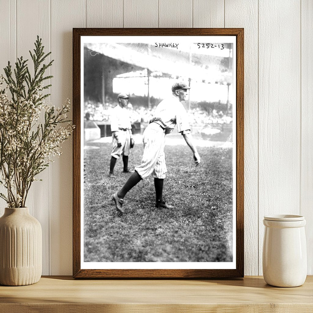 1922 New York Yankees Pitcher in Action