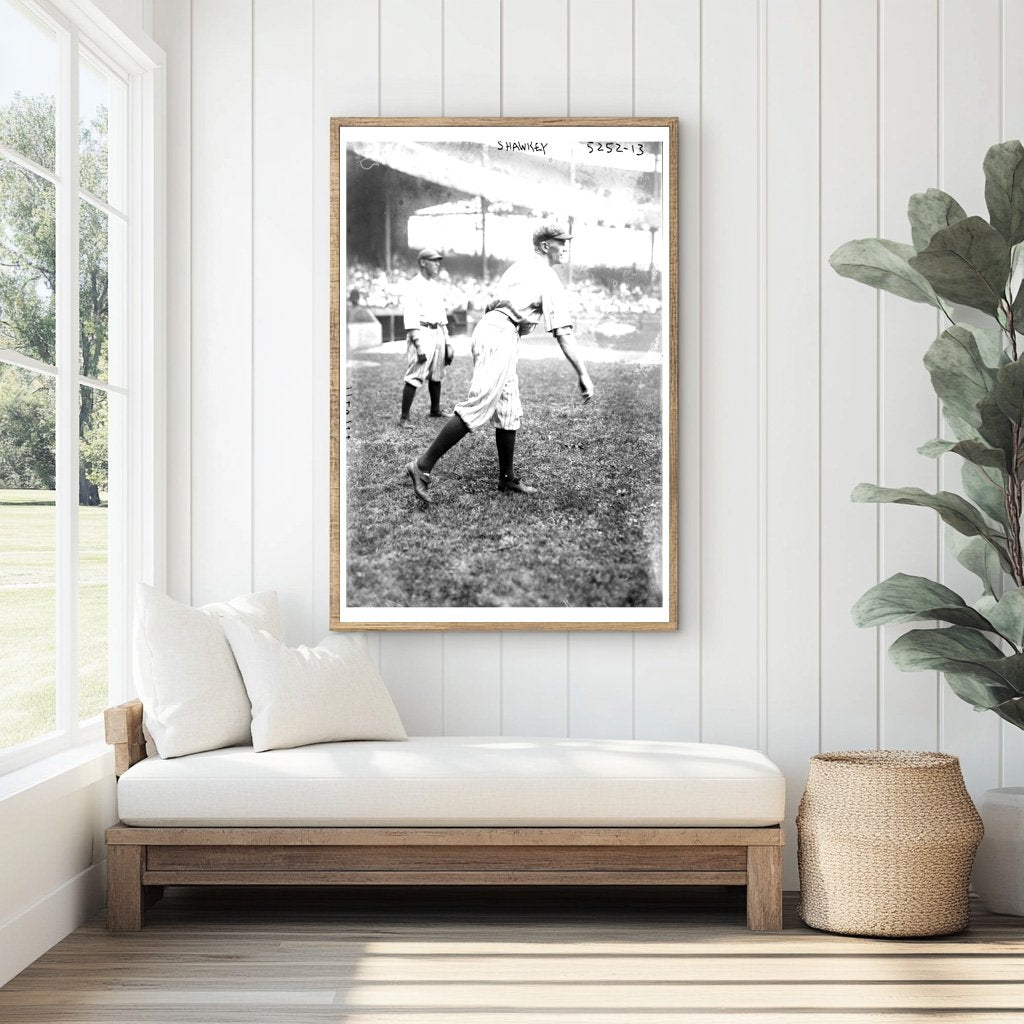 1922 New York Yankees Pitcher in Action