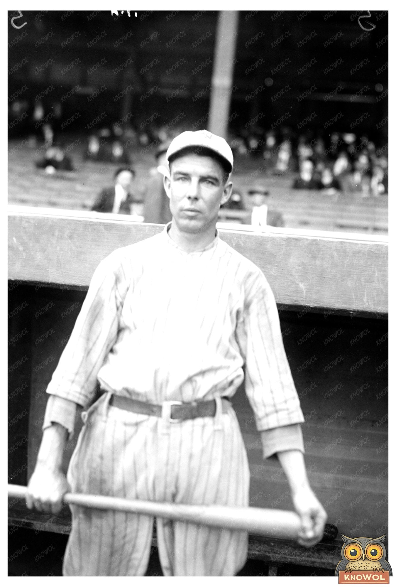 1921 New York AL Baseball Star in Action