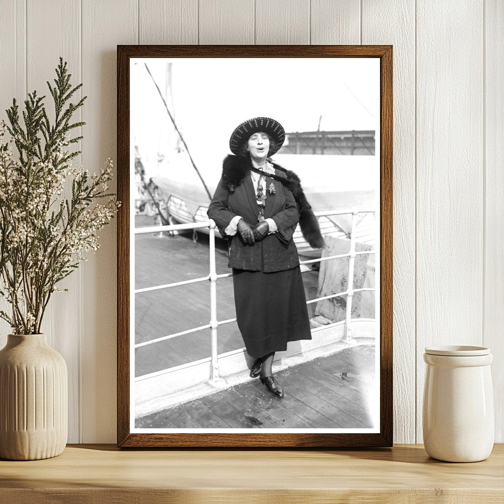 1921 Portrait of Ethel Frank: A Glimpse into the Past