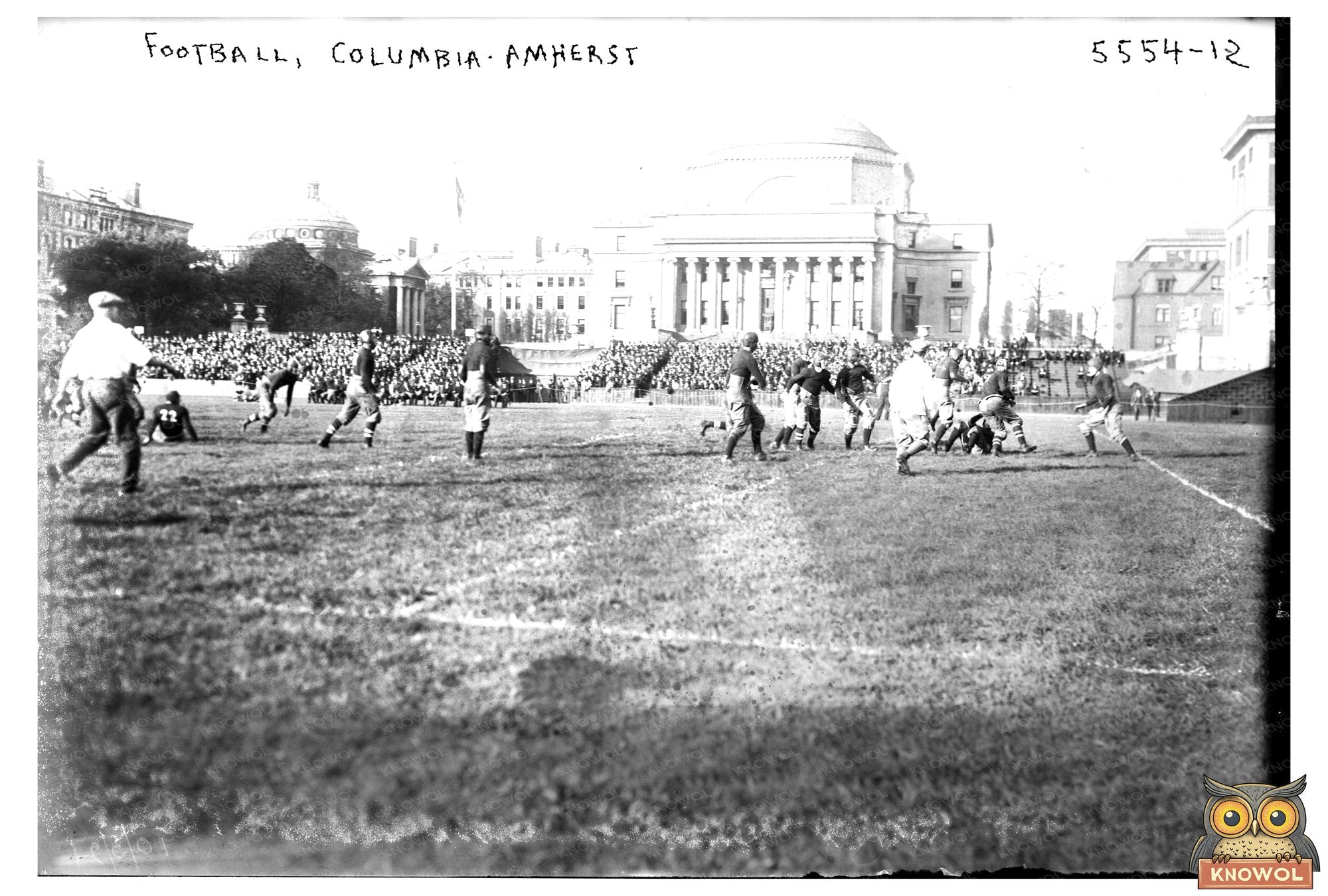 1920s Clash: Columbia vs. Amherst Football Game