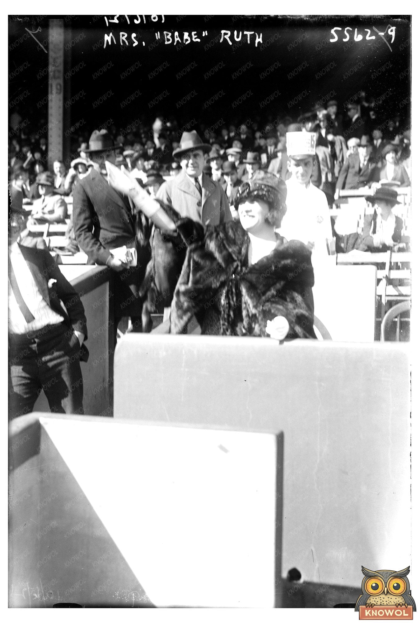 1921: Mrs. Babe Ruths Poised Elegance in Portrait