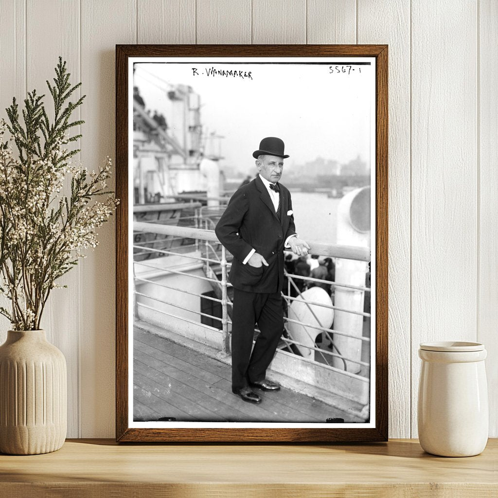 Vintage Portrait of a 1920s Retail Innovator