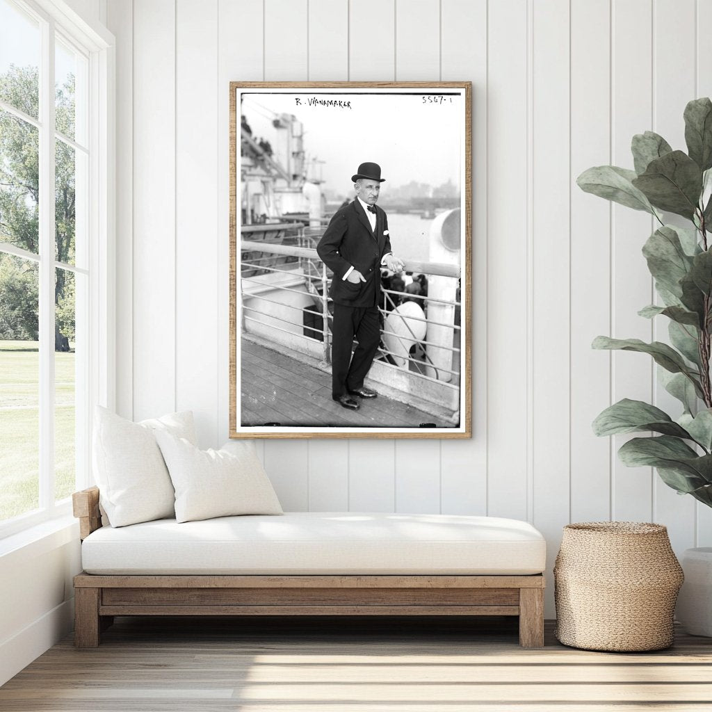 Vintage Portrait of a 1920s Retail Innovator