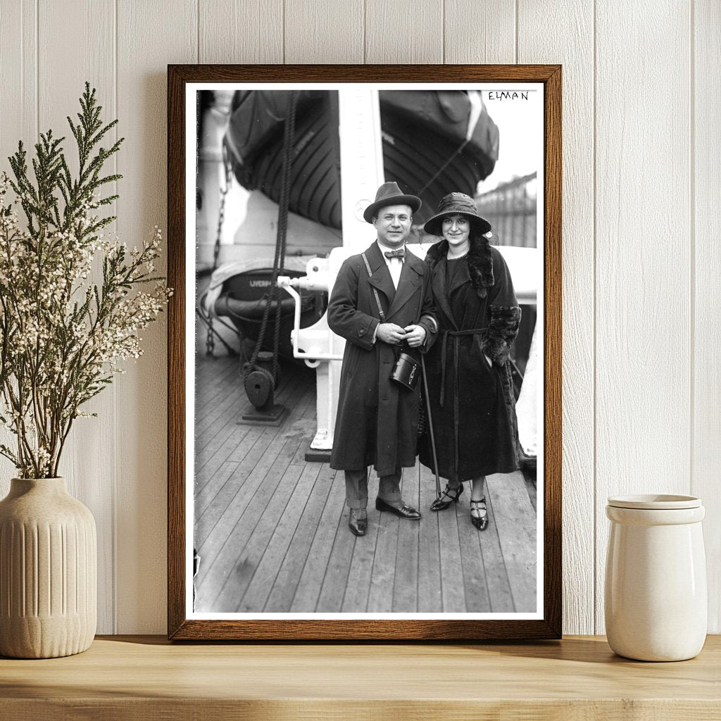 1920s Vintage Portrait of an Enigmatic Performer