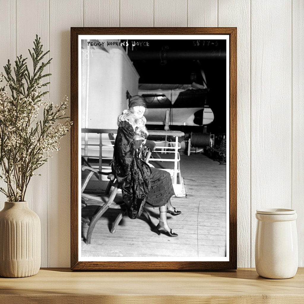 1920s Glamour: Peggy Hopkins Joyce in Elegance