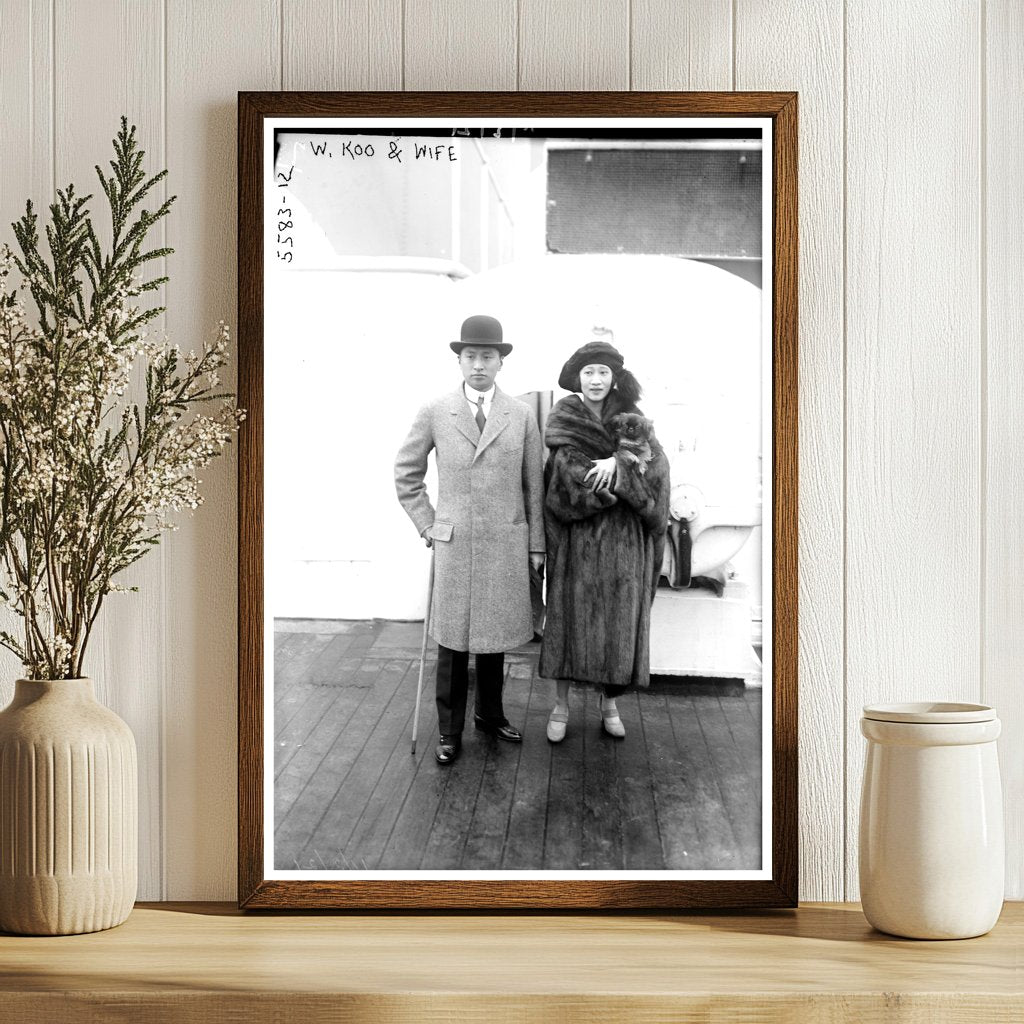 1920s Portrait of a Stylish Couple in America