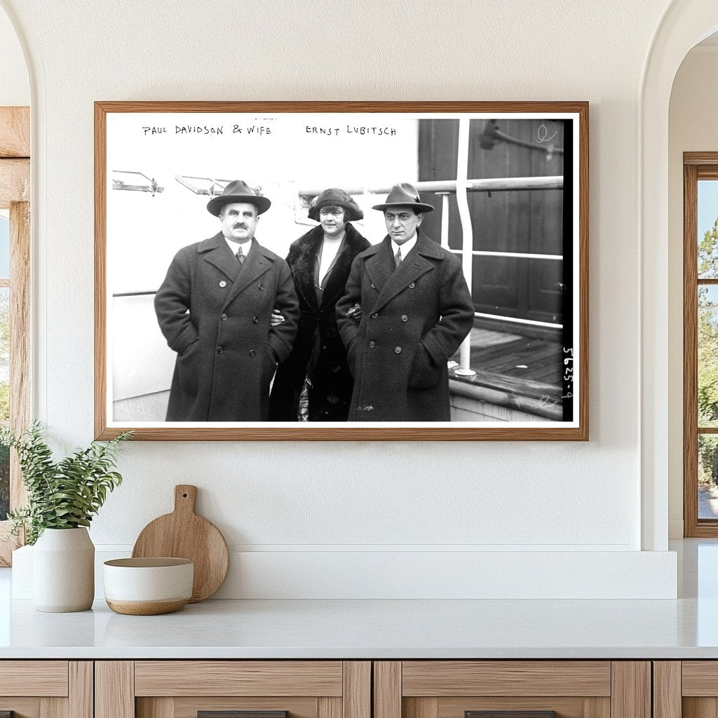 1921 Vintage Portrait of Hollywood Elite Duo