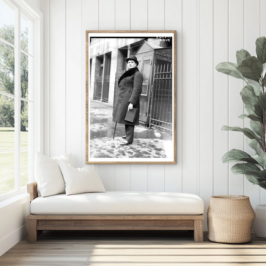 Vintage Wrestling Star Didur in Action, Circa 1920s