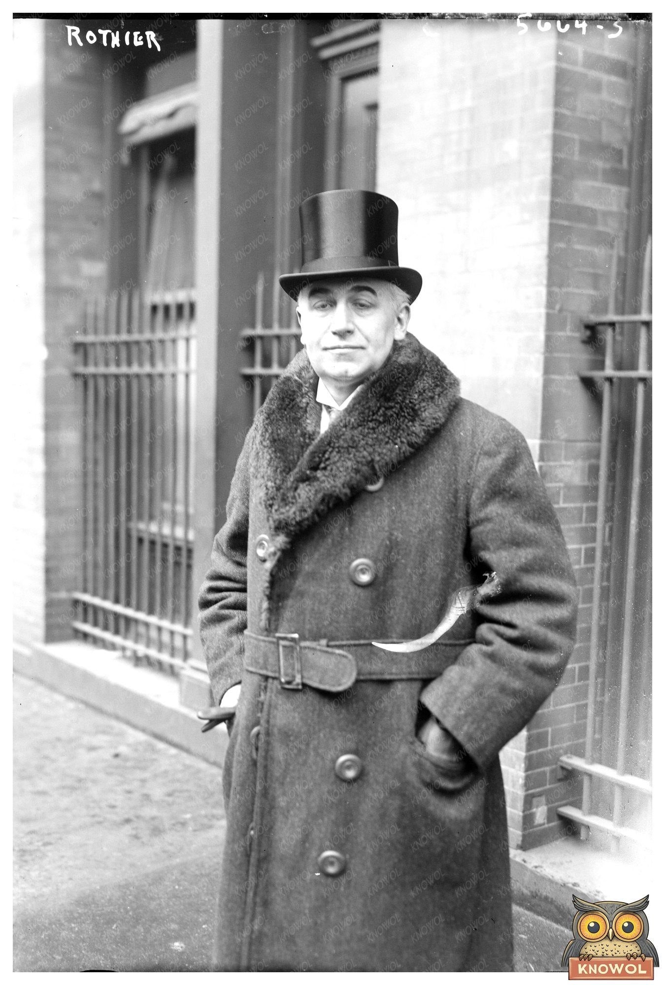 1920s Portrait of Rothier - A Social Icon