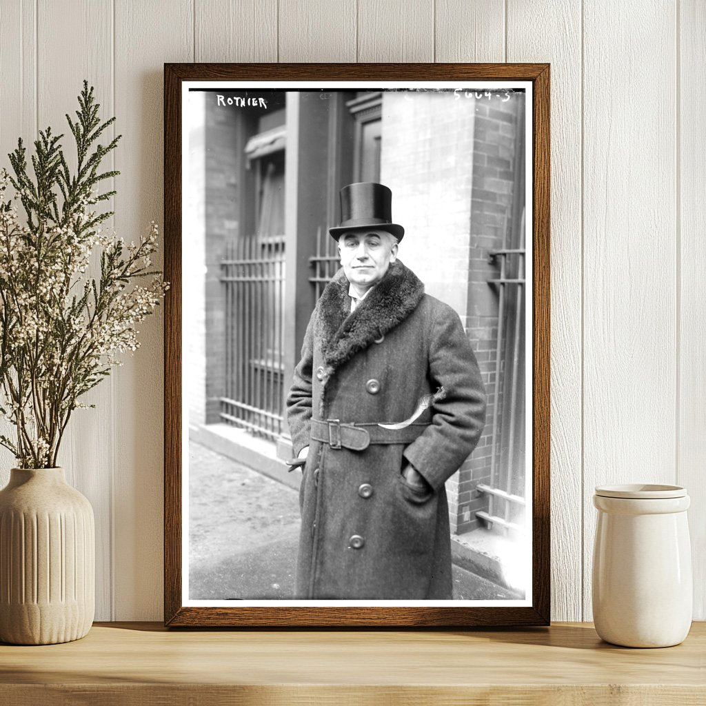 1920s Portrait of Rothier - A Social Icon