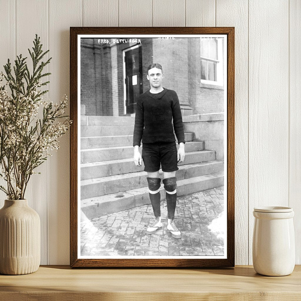 1922 Vintage Portrait of a Pioneering American Icon