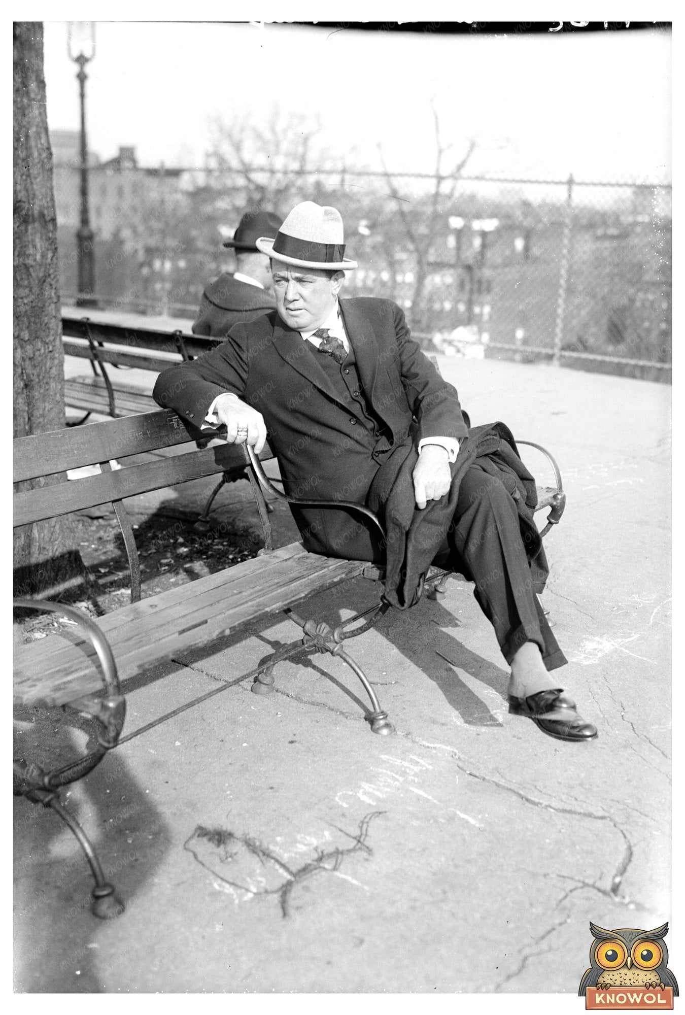 1920s Automotive Pioneer in Historic Portrait