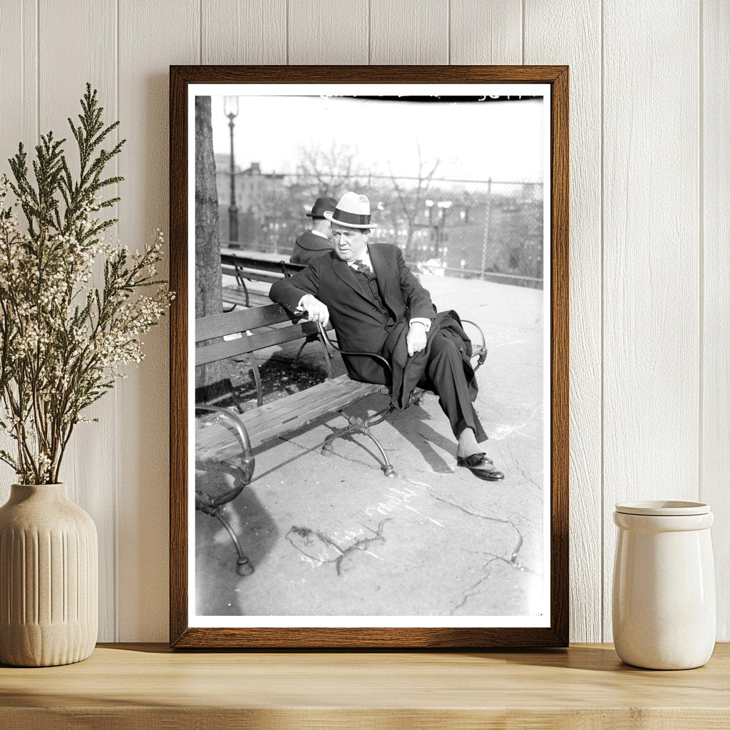 1920s Automotive Pioneer in Historic Portrait