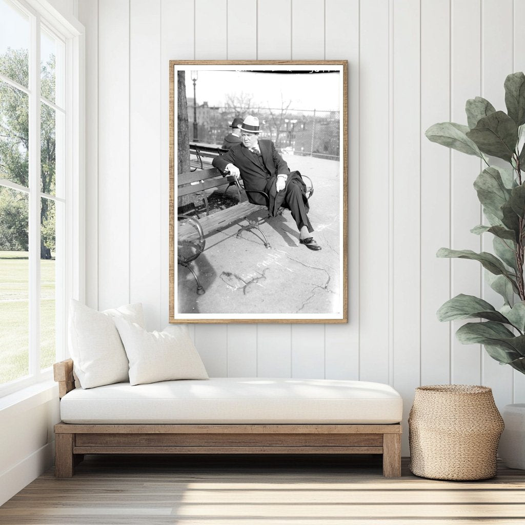 1920s Automotive Pioneer in Historic Portrait