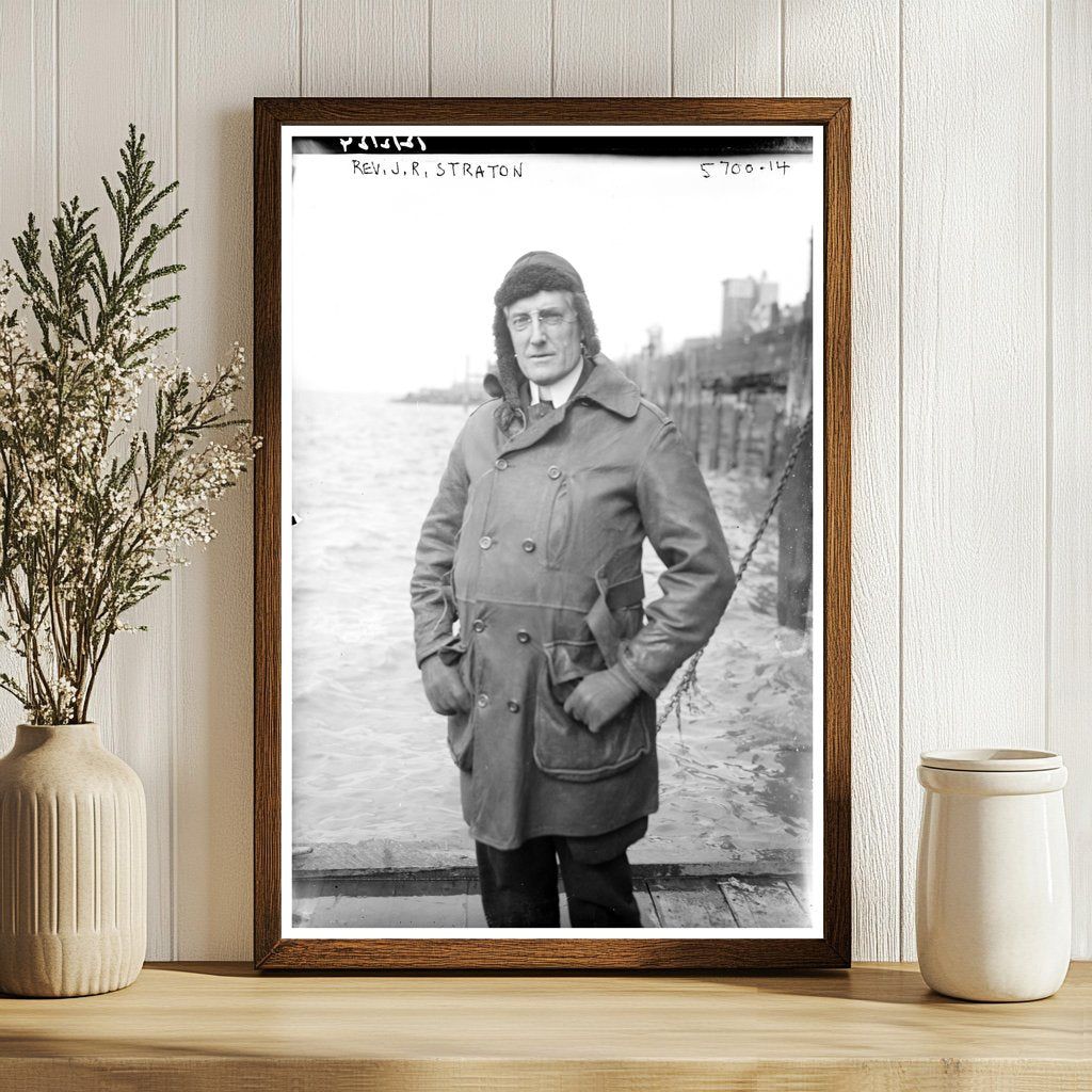 1920s Preacher in Pulpit: Rev. Stratons Legacy