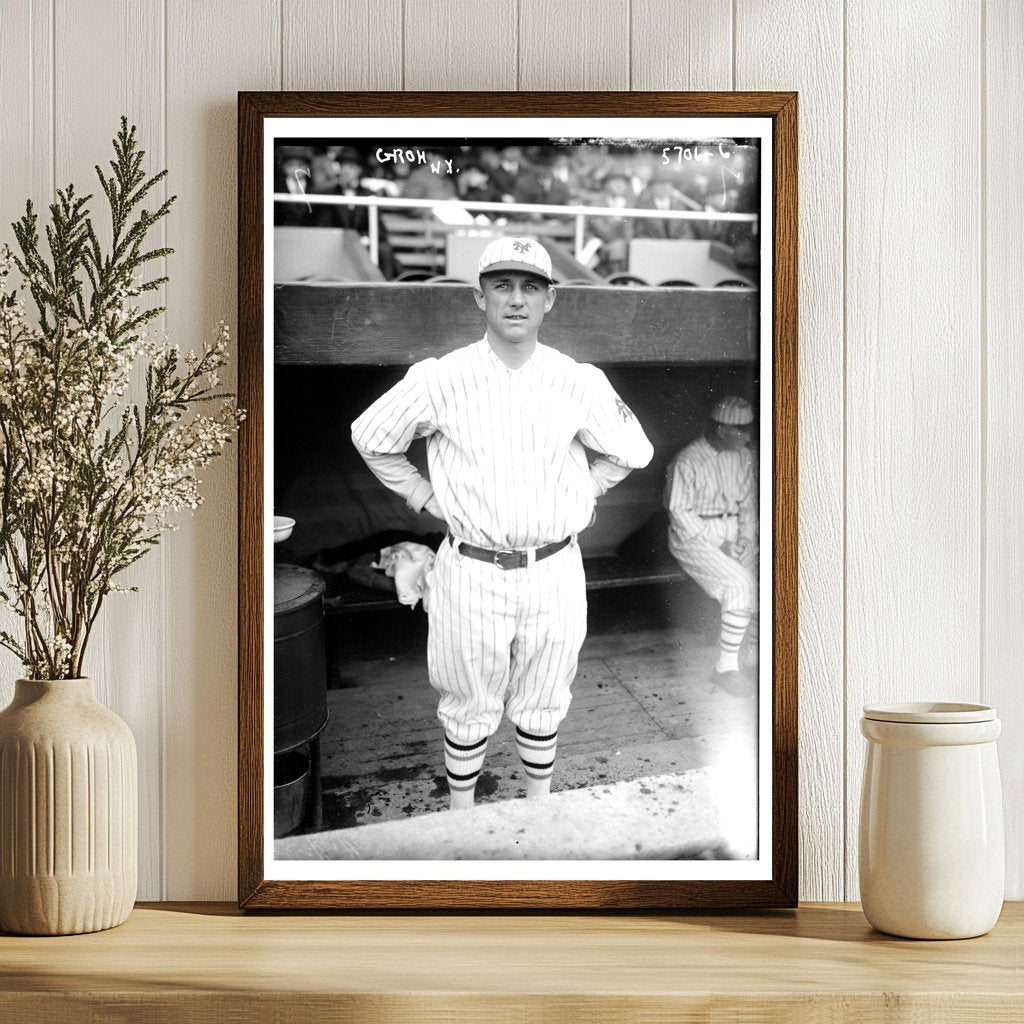 1922 Vintage Portrait of New York NL Baseball Icon