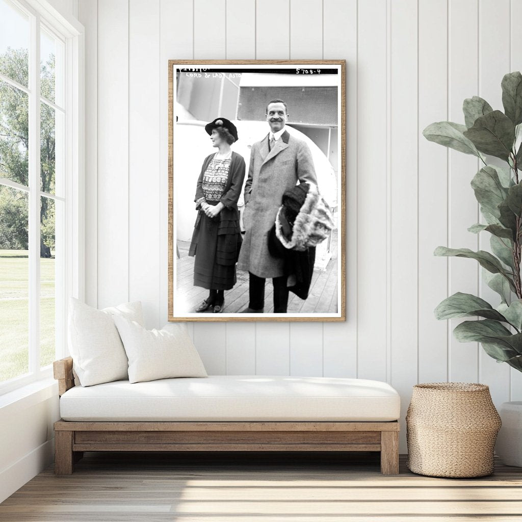 1922 Portrait of British High Society: Astor Couple