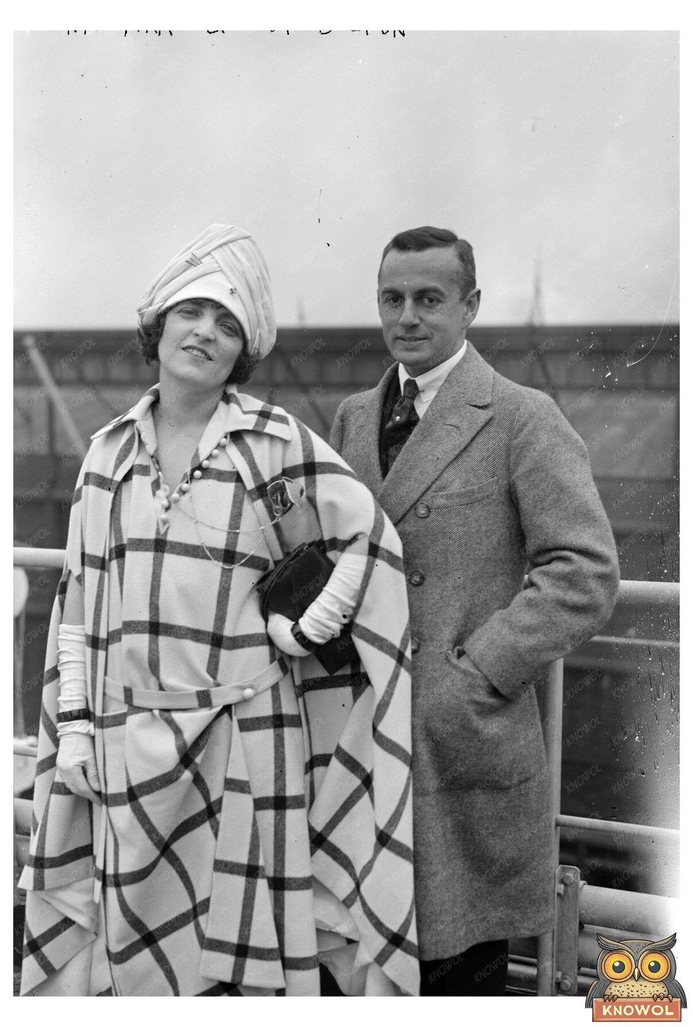 1920s Broadway Duo: Namara & Guy Bolton Portrait