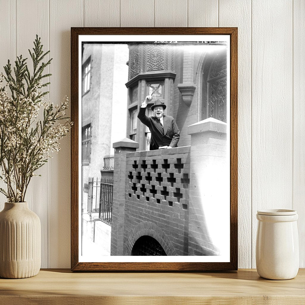 1920s Vintage Portrait of an Enigmatic Figure