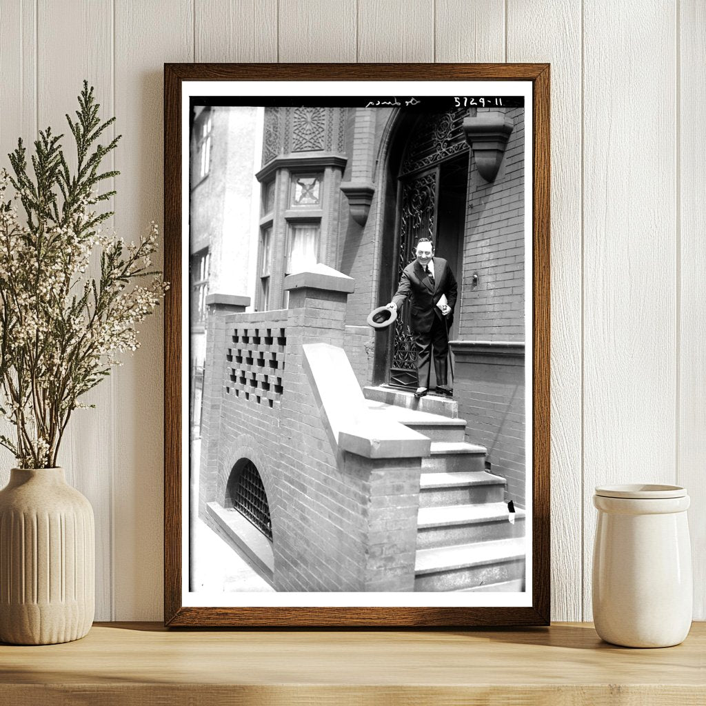 1920s Glass Negative of a Changing Eras Essence