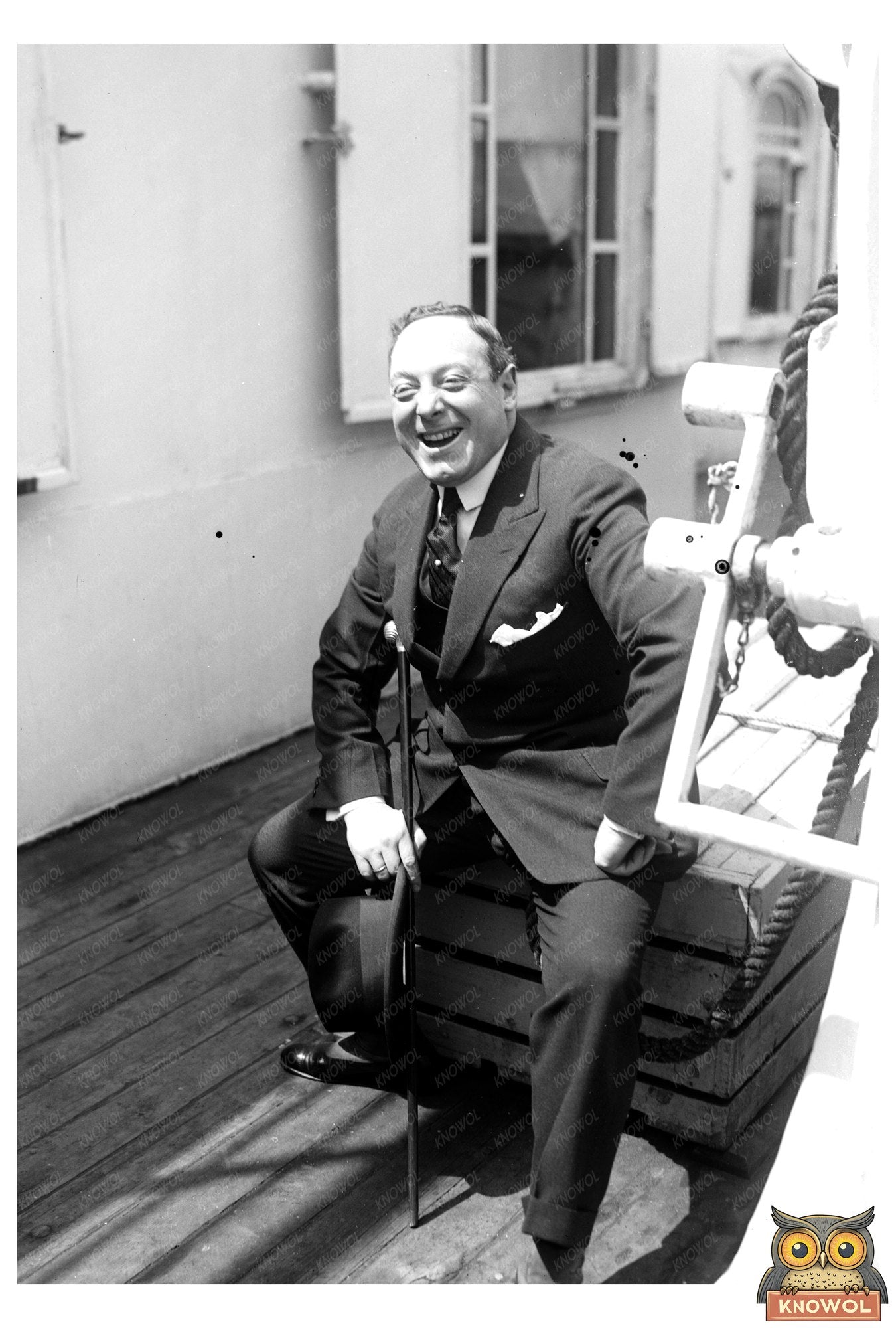 1920s Portrait of a Charismatic Historical Figure