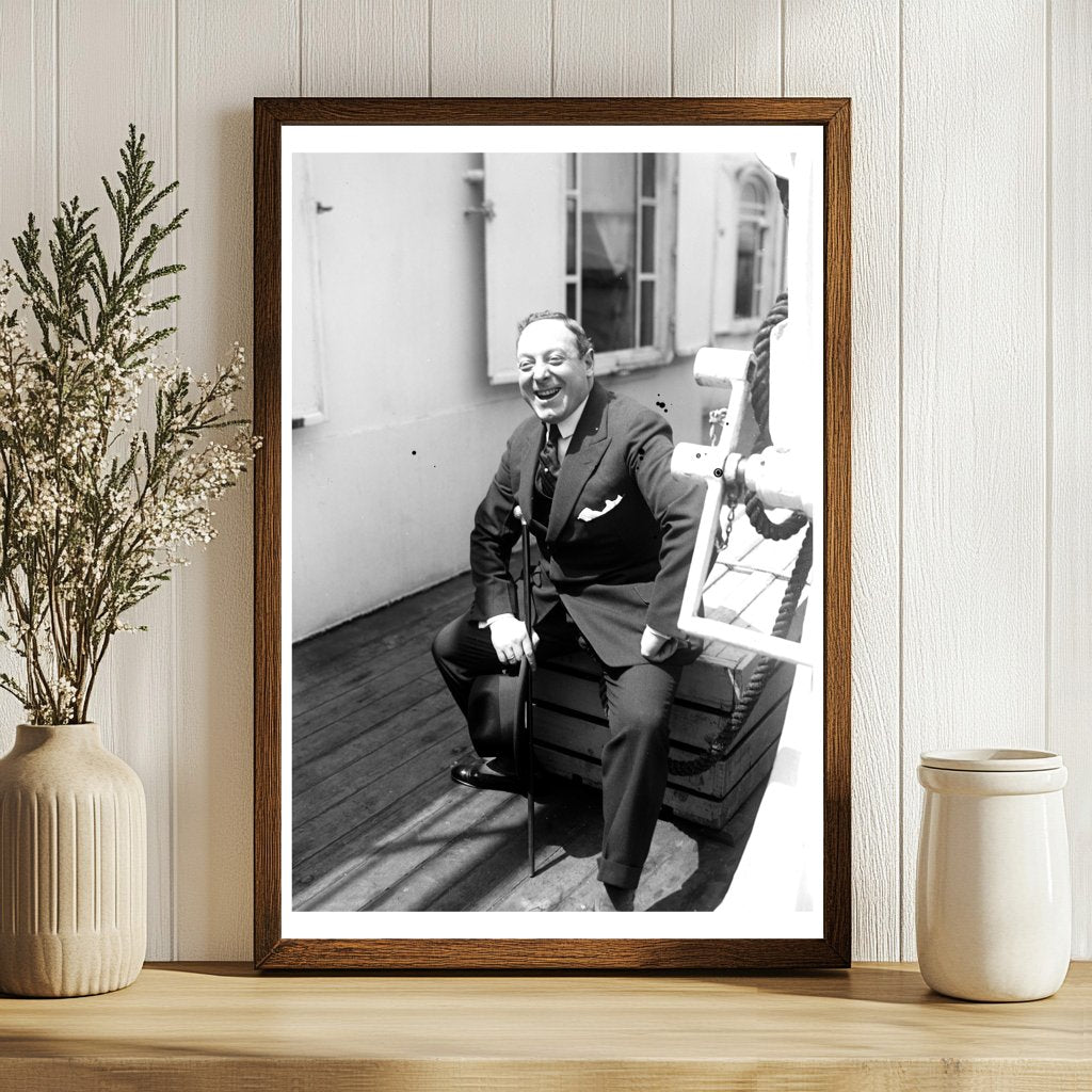 1920s Portrait of a Charismatic Historical Figure