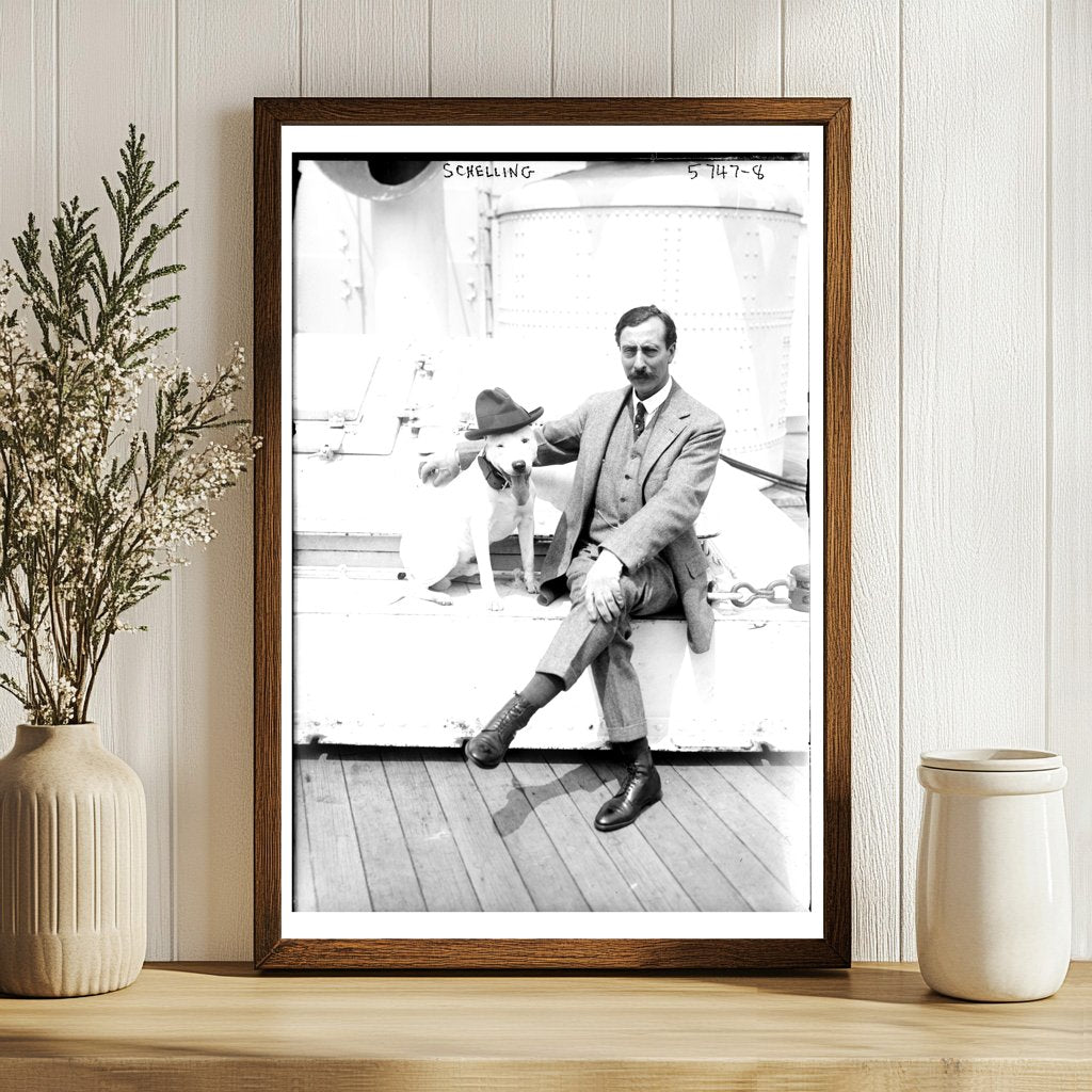 1922 Portrait of Schelling: A Glimpse into History