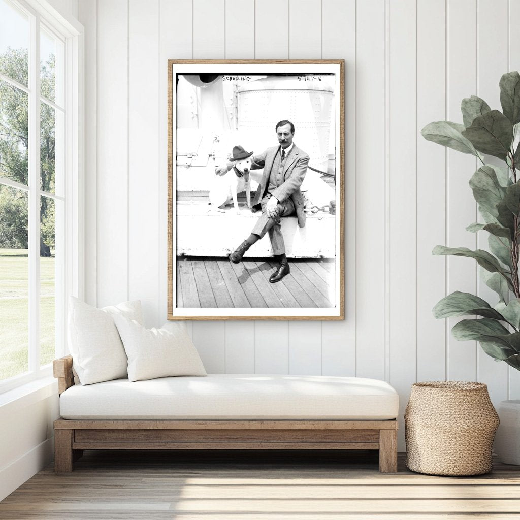 1922 Portrait of Schelling: A Glimpse into History