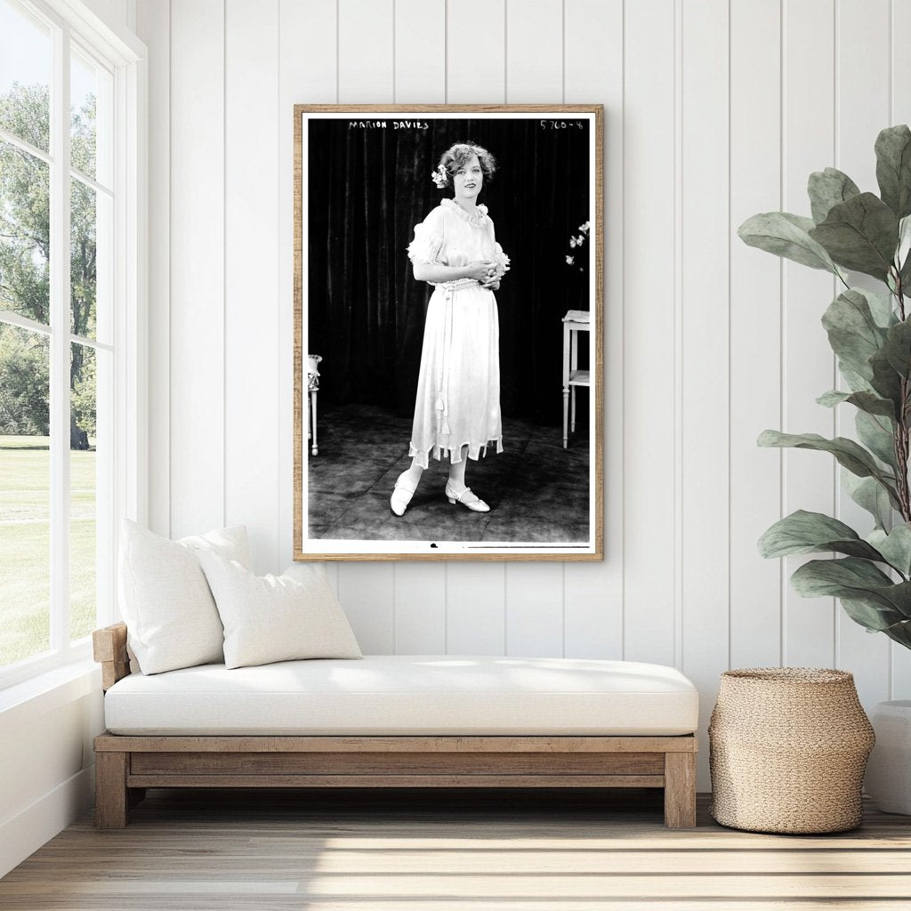 Classic Portrait of Silent Film Star Marion Davies