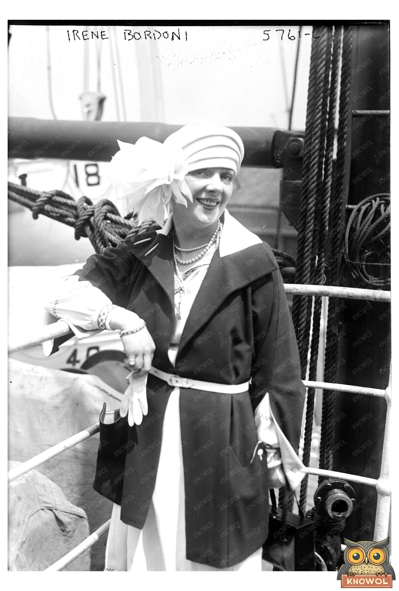 Captivating 1920s Stage Star Irene Bordoni Portrait