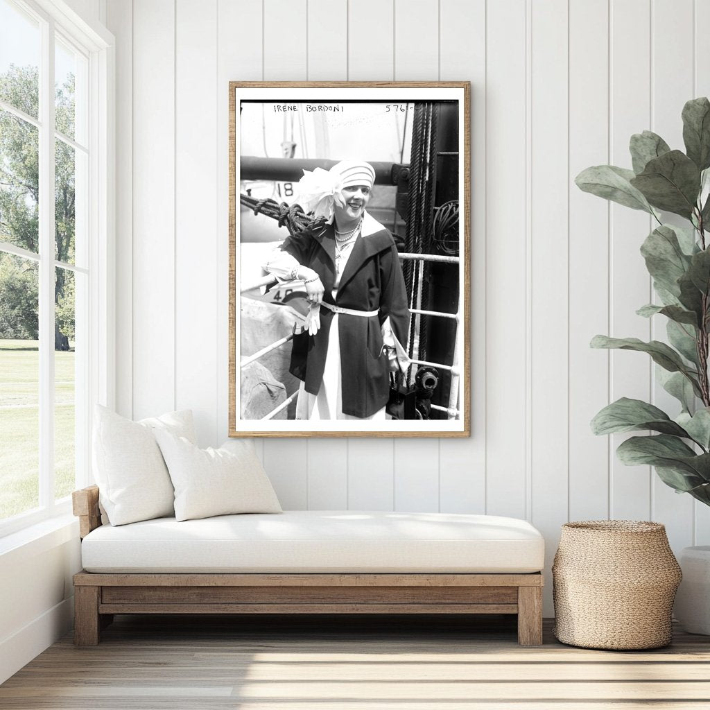 Captivating 1920s Stage Star Irene Bordoni Portrait