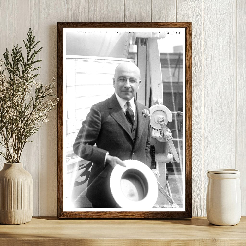 1922 Portrait of Pioneering Physician Dr. Alexis Carrel