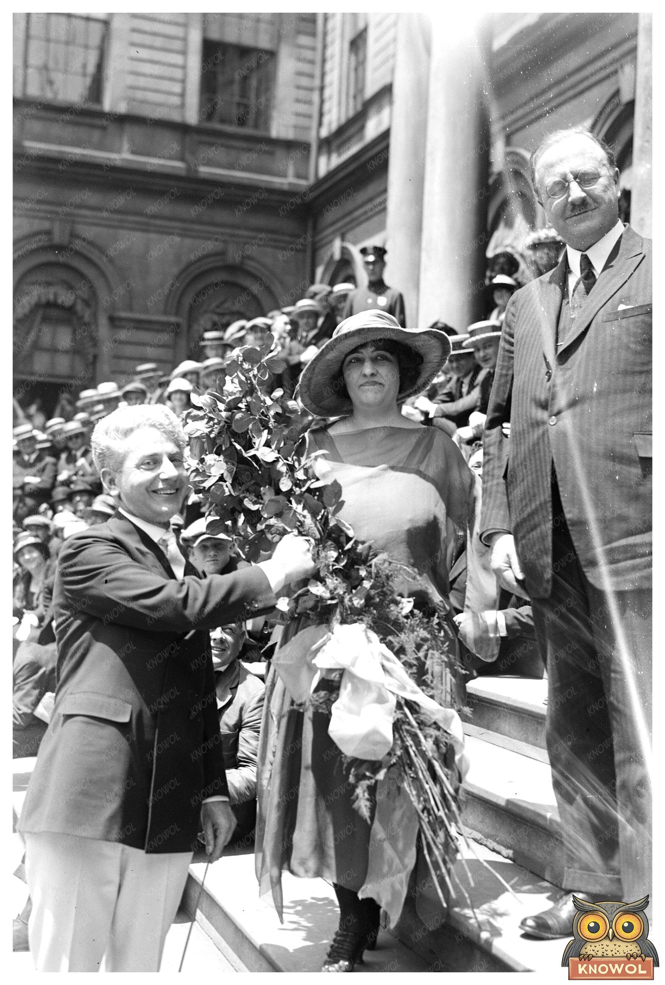 Historic 1920s Gathering of Influential Figures