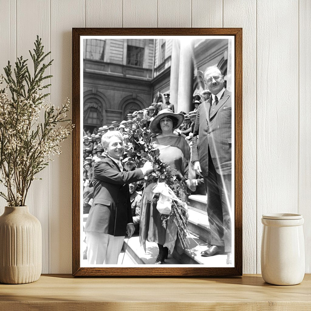 Historic 1920s Gathering of Influential Figures