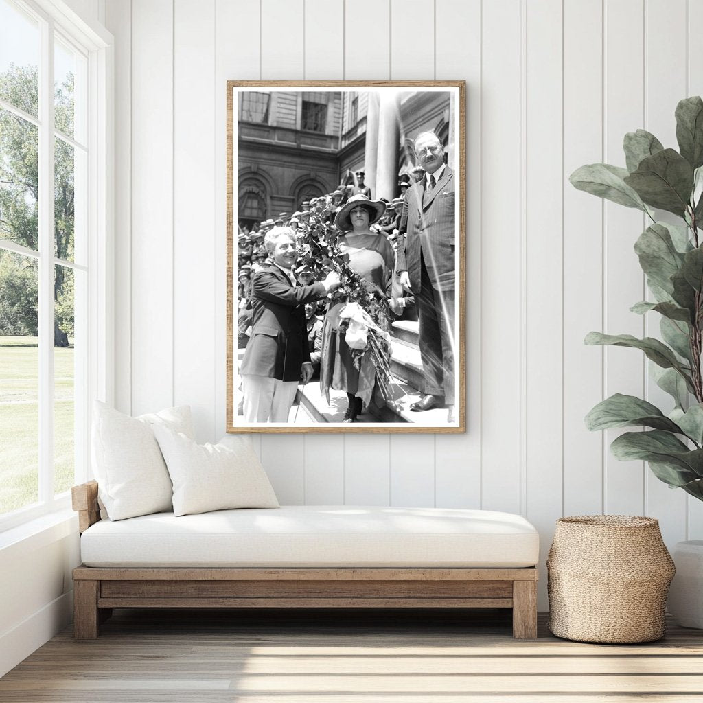 Historic 1920s Gathering of Influential Figures