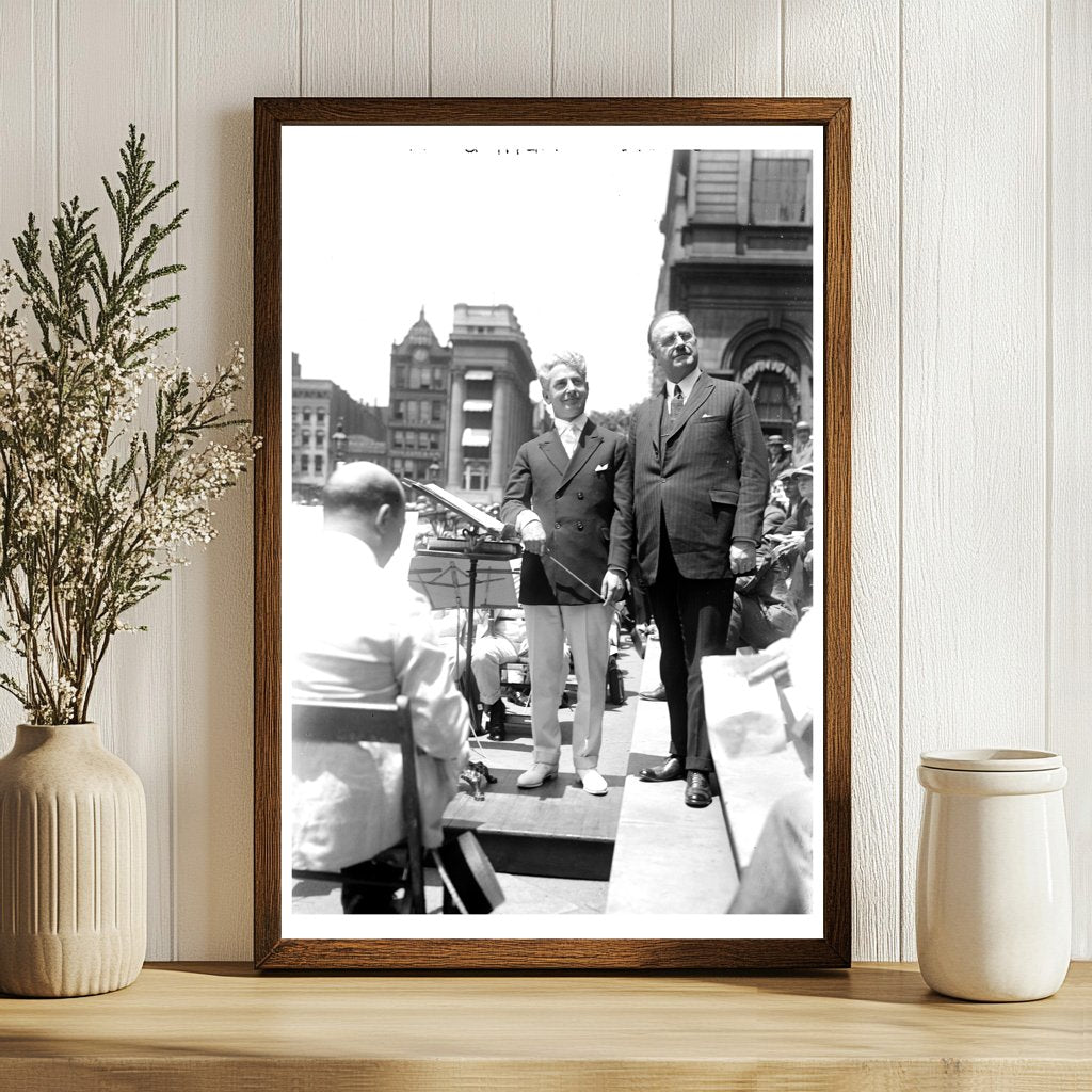 Historic 1920s Meeting of Influential Leaders