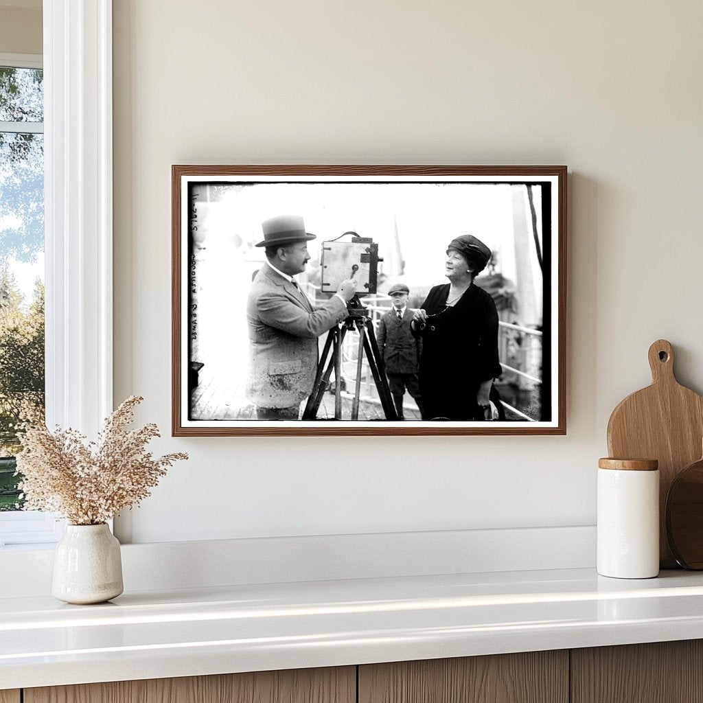 1920s Architectural Masterpiece: Vintage Glass Negative