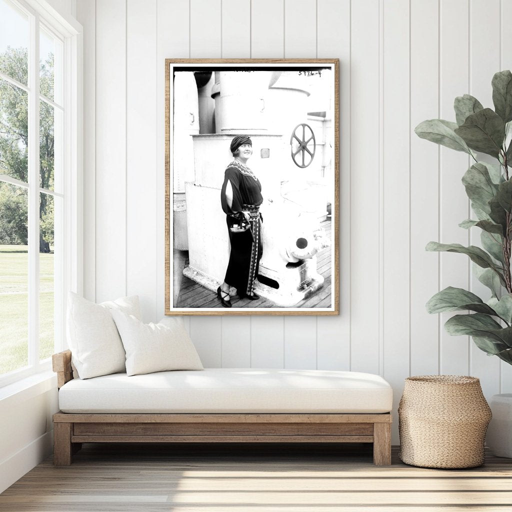 1920s Glass Photo of Melvis: A Timeless Portrait