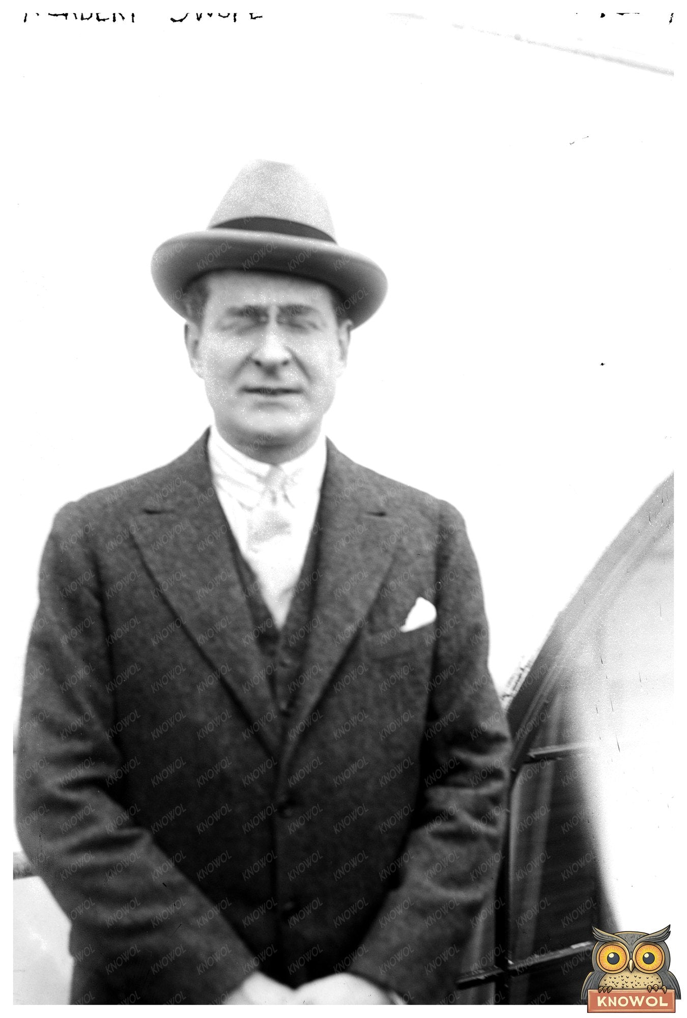 Historic Pulitzer Prize Journalist Portrait from the 1920s