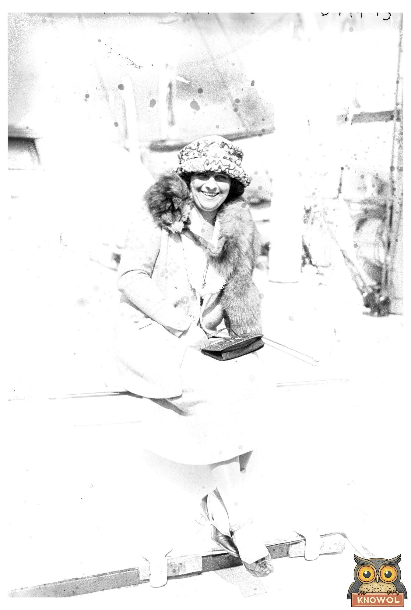 Vintage Portrait of Notable Early 20th Century Figure