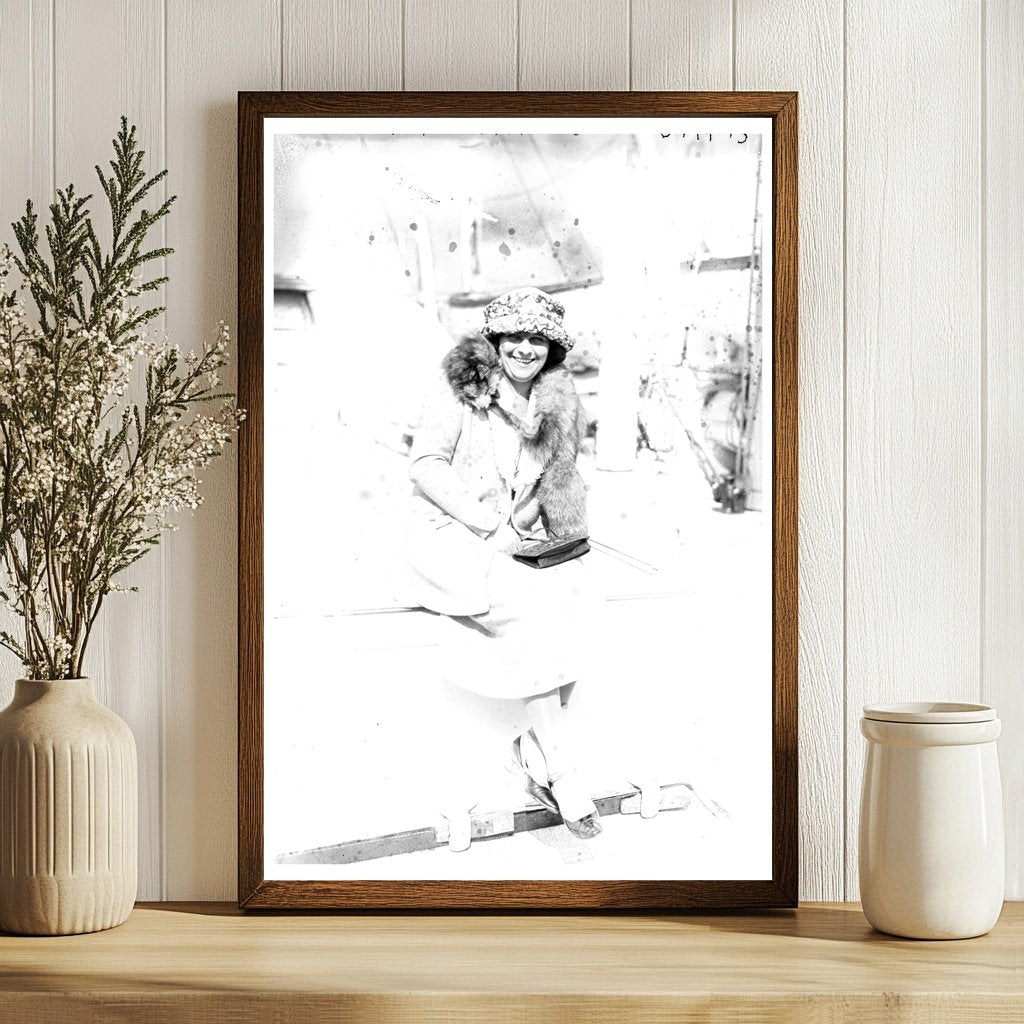 Vintage Portrait of Notable Early 20th Century Figure