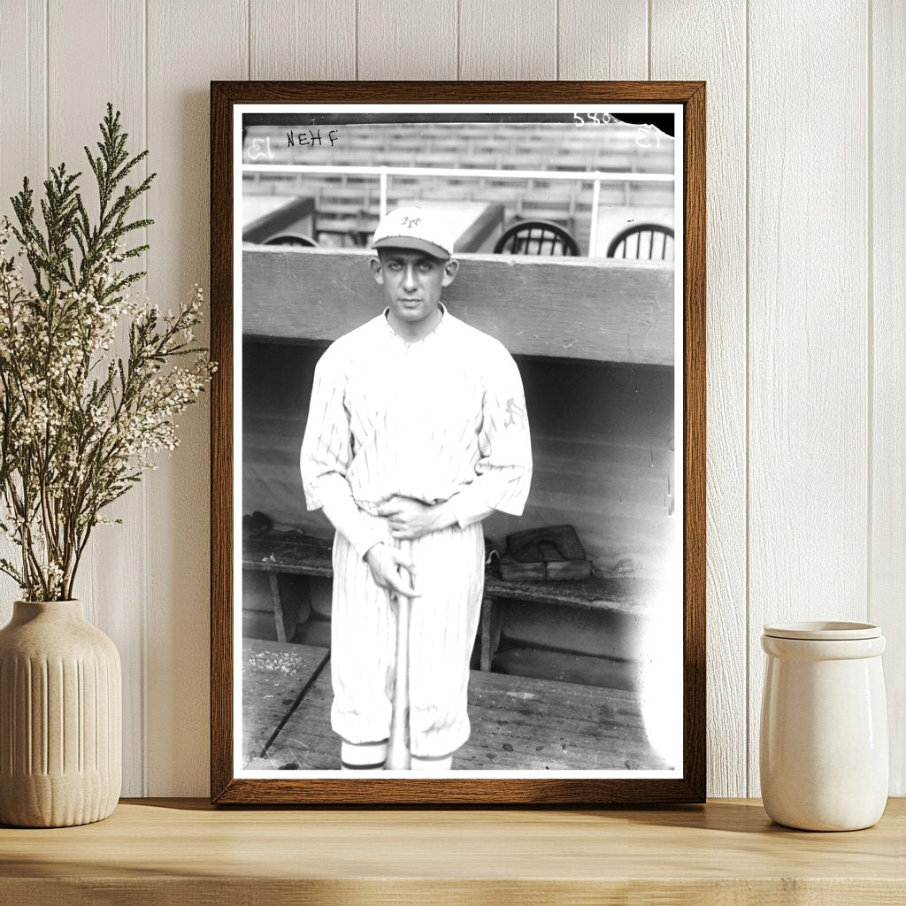 Vintage 1922 New York Giants Baseball Pitcher Action