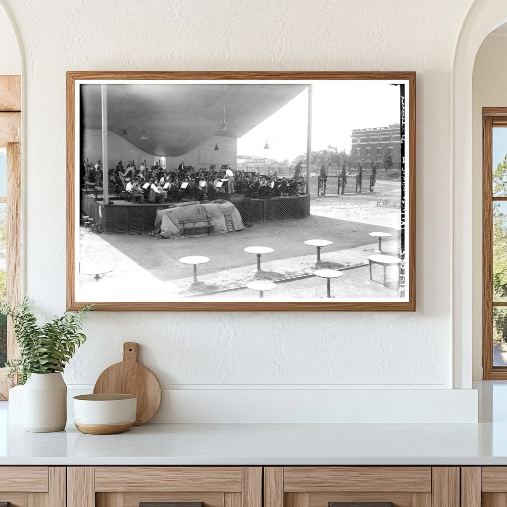 1922 Outdoor Philharmonic Concert Captured in Stadium