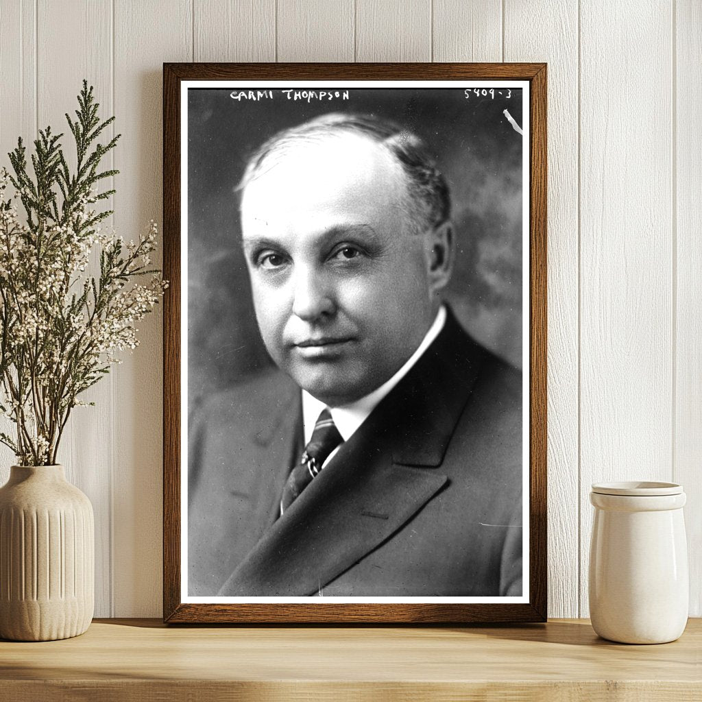 1920s Portrait of Influential American Figure