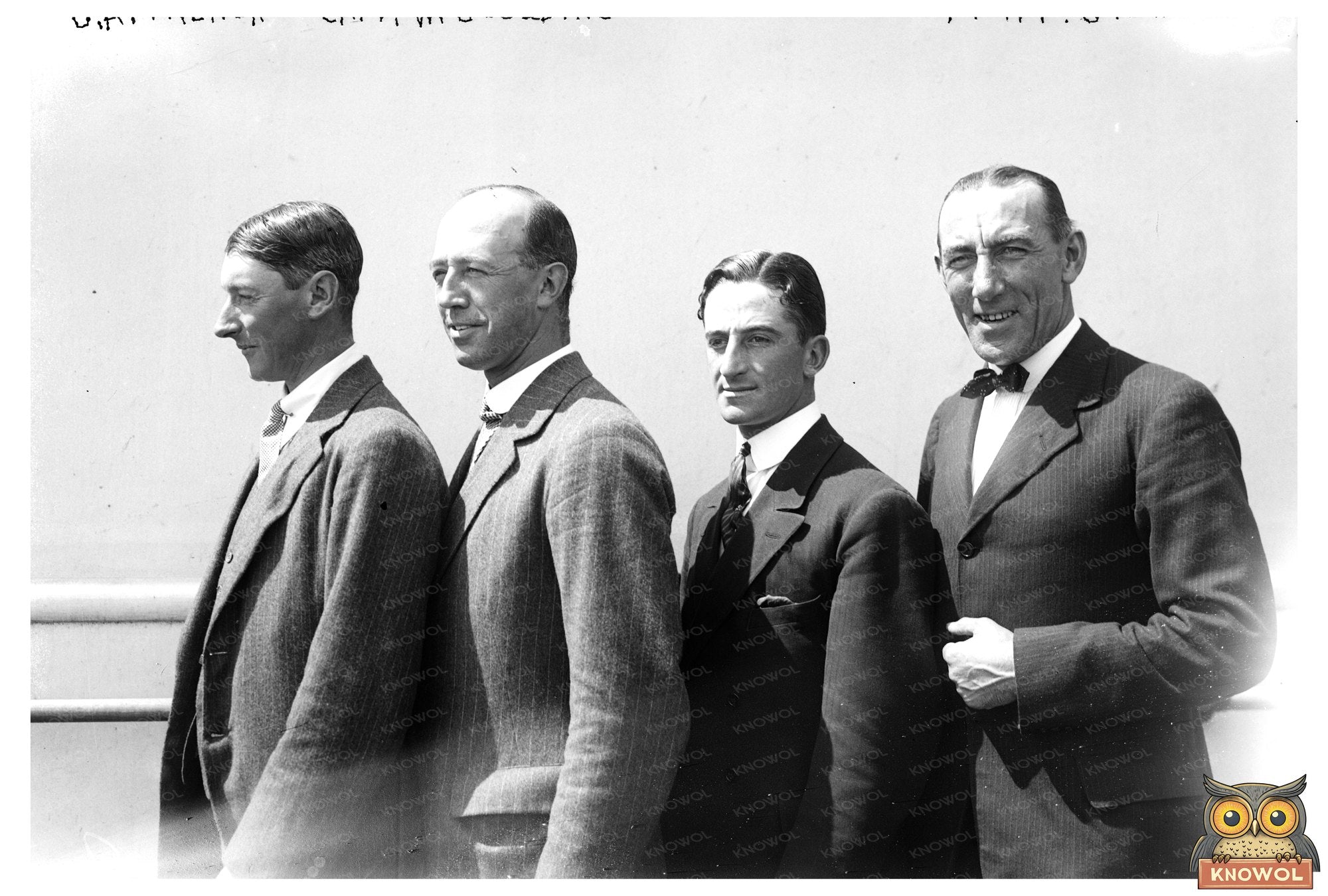 1920s Gathering of Notable Figures in Historical Portrait