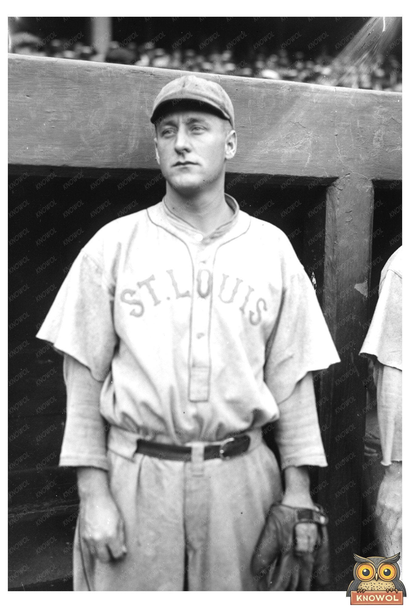 1922 St. Louis Baseball Pitcher in Action