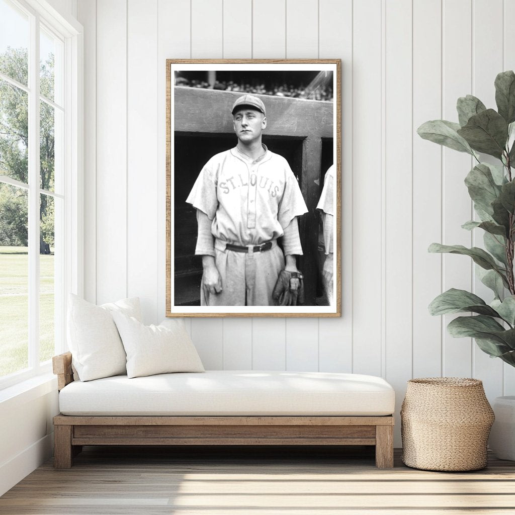 1922 St. Louis Baseball Pitcher in Action