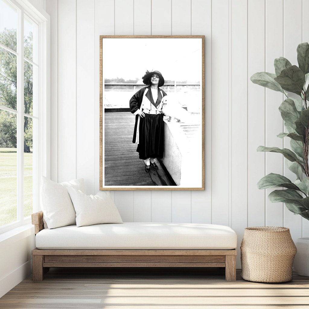 Elegant Ballet Dancer from the 1920s Era